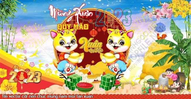 file vector cdr nen chuc mung nam moi tan xuan